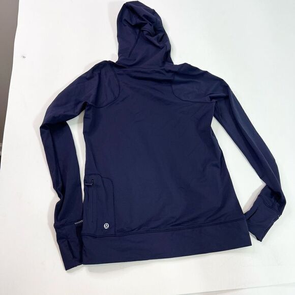 Lululemon Cadence Crusher Hoodie Womens 4 Deep Indigo Pullover Long Sleeve - Picture 7 of 9